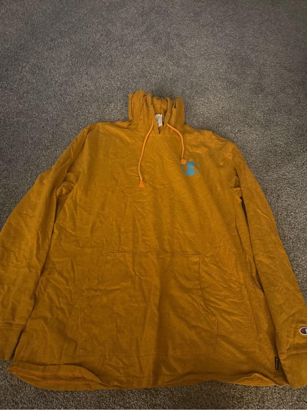 Champion Men’s Mustard Yellow Crewneck Pullover